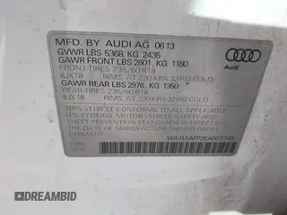 2014 Audi Q5 Premium Plus z VIN WA1LFAFP2EA007145, wystawiony jako IAAI lot #41937027 z przebiegiem 139 418 mil mil oraz . Historia ofert i sprzedaży dostępna na DreamBid. Obrazek 9.