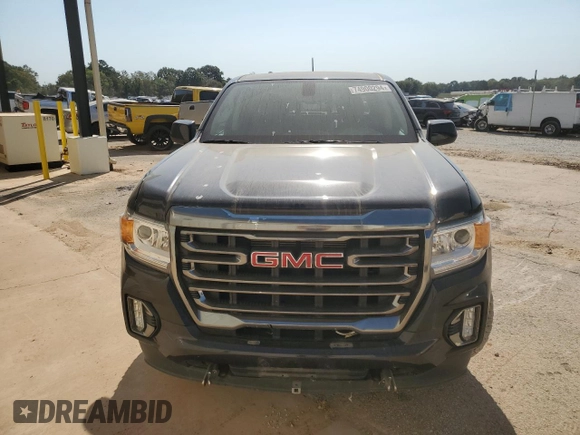 2021 GMC Canyon 4WD AT4 w/Cloth with VIN 1GTG6FEN1M1295551, listed as a Copart auction lot 74900294 with 39,853 mi miles and Salvage Title. Bid and sale history available at carsss.com. Image 5.
