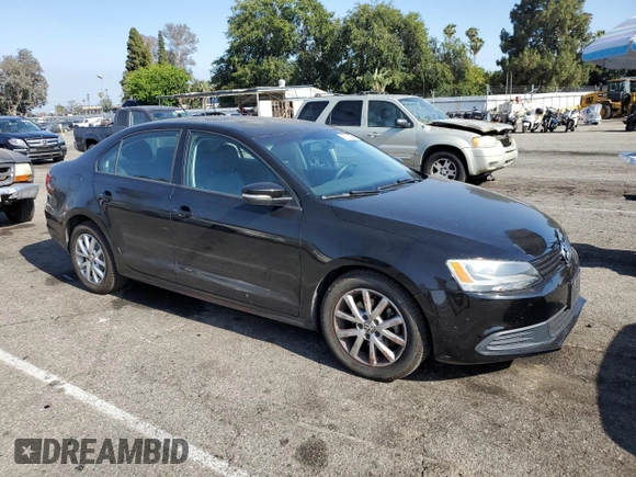 2012 Volkswagen Jetta SE with VIN 3VWDP7AJ1CM078086, listed as a Copart auction lot 59715025 with 81,156 mi miles and Clean title. Bid and sale history available at DreamBid. Image 4.