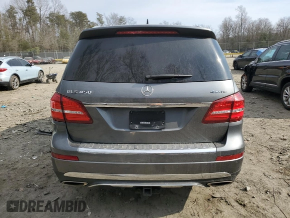 2018 Mercedes-Benz GLS 450 with VIN 4JGDF6EE4JB082713, listed as a Copart auction lot 44273534 with 61,301 mi miles and . Bid and sale history available at DreamBid. Image 6.