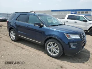 2017 Ford Explorer XLT with VIN 1FM5K8D81HGD16875, listed as a Copart auction lot 57215405 with 114,840 mi miles and Salvage title. Bid and sale history available at DreamBid. Image 4.