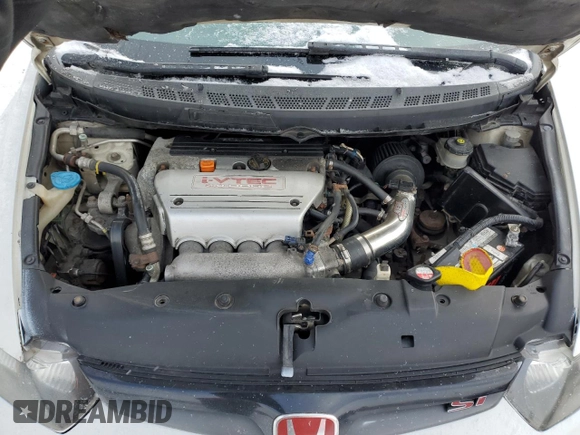 2007 Honda Civic Si with VIN 2HGFG21587H100365, listed as a Copart auction lot 84713504 with 347,419 mi miles and Salvage Title. Bid and sale history available at DreamBid. Image 11.