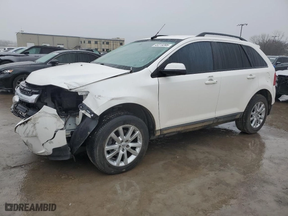 2012 Ford Edge SEL with VIN 2FMDK3JCXCBA69489, listed as a Copart auction lot 45319395 with 151,354 mi miles and Salvage Title. Bid and sale history available at carsss.com. Image 1.