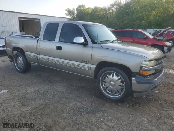 2002 Chevrolet Silverado 1500 LS with VIN 2GCEC19T921289077, listed as a Copart auction lot 51167325 with 271,173 mi miles and Salvage Title. Bid and sale history available at carsss.com. Image 4.