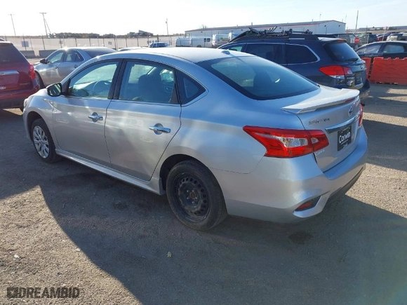 2017 Nissan Sentra SV with VIN 3N1AB7AP6HY216099, listed as a IAAI auction lot 41815747 with 83,707 mi miles. Bid and sale history available at carsss.com. Image 3.