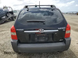 2006 Hyundai Tucson GLS with VIN KM8JN72DX6U300642, listed as a Copart auction lot 51907075 with 174,175 mi miles and Clean Title. Bid and sale history available at carsss.com. Image 6.