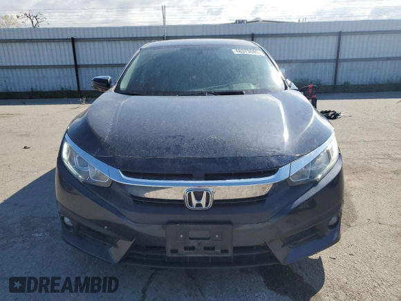 2017 Honda Civic Sedan EX-T with VIN 2HGFC1F39HH655078, listed as a Copart auction lot 48373685 with 101,106 mi miles and Salvage Title. Bid and sale history available at carsss.com. Image 5.