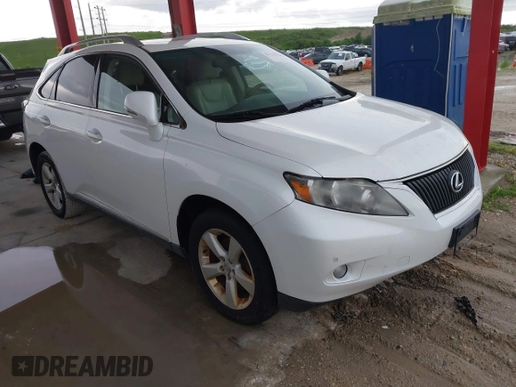 2010 Lexus RX 350 with VIN 2T2BK1BA5AC009195, listed as a IAAI auction lot 42731538 with 200,228 mi miles and . Bid and sale history available at DreamBid. Image 1.