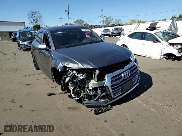 2018 Audi SQ5 Prestige with VIN WA1C4AFY9J2209340, listed as a Copart auction lot 75525344 with 77,522 mi miles and Salvage Title. Bid and sale history available at DreamBid. Image 11.