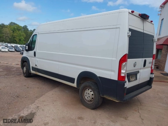 2023 Ram ProMaster Cargo Van with VIN 3C6LRVDG2PE596292, listed as a IAAI auction lot 41948438 with 40,662 mi miles. Bid and sale history available at carsss.com. Image 3.