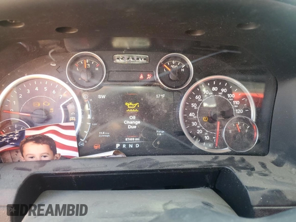 2014 Ram 1500 Sport z VIN 1C6RR7HT2ES250105, wystawiony jako Copart lot #48339505 z przebiegiem 87 403 mil mil oraz Szkoda całkowita • Salvage title. Historia ofert i sprzedaży dostępna na DreamBid. Obrazek 9.