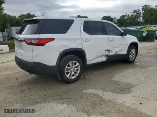 2018 Chevrolet Traverse LS with VIN 1GNERFKWXJJ278441, listed as a Copart auction lot 51673585 with 65,904 mi miles and Salvage Title. Bid and sale history available at carsss.com. Image 3.