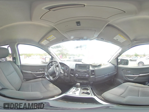 2015 Nissan Titan SV with VIN 1N6BA0ED8FN512230, listed as a Copart auction lot 54888545 with Not provided miles and Salvage title. Bid and sale history available at DreamBid. Image 14.