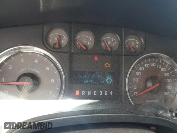 2010 Ford F-150 XL with VIN 1FTFW1EV8AFC53407, listed as a Copart auction lot 60062675 with 164,740 mi miles and Clean title. Bid and sale history available at DreamBid. Image 9.