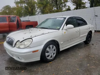 2003 Hyundai Sonata with VIN KMHWF25H43A771557, listed as a Copart auction lot 72527814 with 155,558 mi miles and Salvage Title. Bid and sale history available at carsss.com. Image 1.