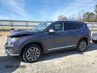 2022 Hyundai Santa Fe Hybrid SEL Premium with VIN KM8S3DA1XNU029967, listed as a Copart auction lot 79627114 with 44,884 mi miles and Salvage Title. Bid and sale history available at carsss.com. Image 1.