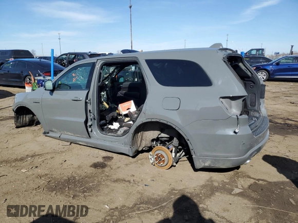 2022 Dodge Durango R/T с VIN 1C4SDJCT1NC193418, выставлен на аукционе Copart как лот 49996925 с пробегом Не указан миль и Списание • Salvage title. История ставок и продаж доступна на DreamBid. Изображение 2.
