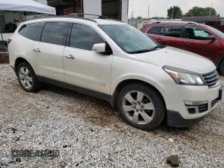 2014 Chevrolet Traverse LTZ with VIN 1GNKRJKD3EJ181480, listed as a Copart auction lot 57624754 with 138,133 mi miles and Non Repairable. Bid and sale history available at DreamBid. Image 4.