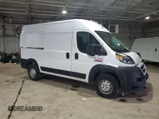 2021 Ram ProMaster Cargo with VIN 3C6LRVBG9ME575955, listed as a Copart auction lot 88149485 with 61,881 mi miles and Salvage Title. Bid and sale history available at carsss.com. Image 4.