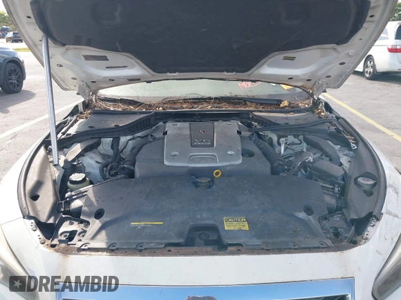 2014 Infiniti Q50 Sport with VIN JN1BV7AR7EM699663, listed as a IAAI auction lot 41532264 with 124,701 mi miles and . Bid and sale history available at DreamBid. Image 10.