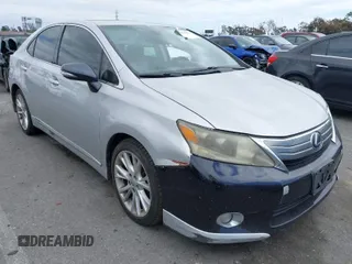2010 Lexus HS 250h with VIN JTHBB1BA3A2018799, listed as a IAAI auction lot 42056815 with 220,768 mi miles. Bid and sale history available at carsss.com. Image 1.