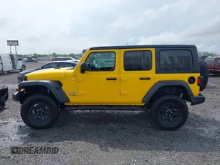 2018 Jeep Wrangler Unlimited Sport z VIN 1C4HJXDN9JW332273, wystawiony jako IAAI lot #42081234 z przebiegiem 94 884 mil mil oraz . Historia ofert i sprzedaży dostępna na DreamBid. Obrazek 14.