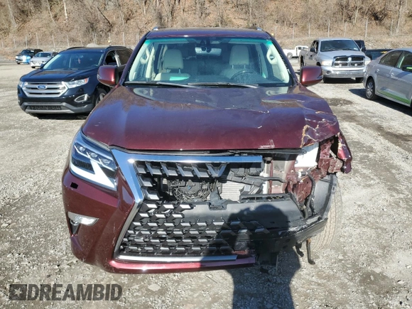 2021 Lexus GX with VIN JTJAM7BX2M5302214, listed as a Copart auction lot 52643015 with 40,965 mi miles and Salvage Title. Bid and sale history available at carsss.com. Image 5.