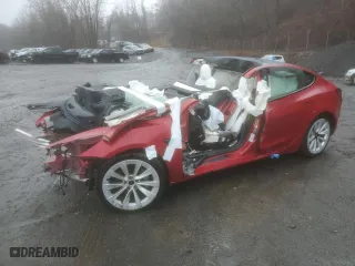 2021 Tesla Model 3 Long Range with VIN 5YJ3E1EB1MF903408, listed as a Copart auction lot 49137695 with 0 mi miles and Salvage Title. Bid and sale history available at carsss.com. Image 1.