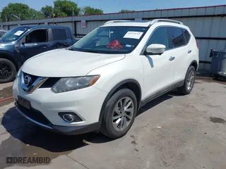 2015 Nissan Rogue SL with VIN 5N1AT2MV9FC886089, listed as a IAAI auction lot 41974712 with 33,946 mi miles. Bid and sale history available at carsss.com. Image 21.