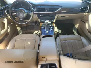 2015 Audi A6 3.0L TDI Prestige with VIN WAUHMAFC1FN012150, listed as a Copart auction lot 58028474 with 162,372 mi miles and Salvage Title. Bid and sale history available at carsss.com. Image 8.