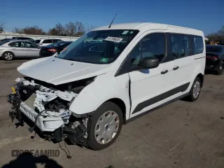 2018 Ford Transit Connect Wagon XL with VIN NM0GS9E72J1365534, listed as a Copart auction lot 41708605 with 58,807 mi miles and Salvage Title. Bid and sale history available at carsss.com. Image 1.