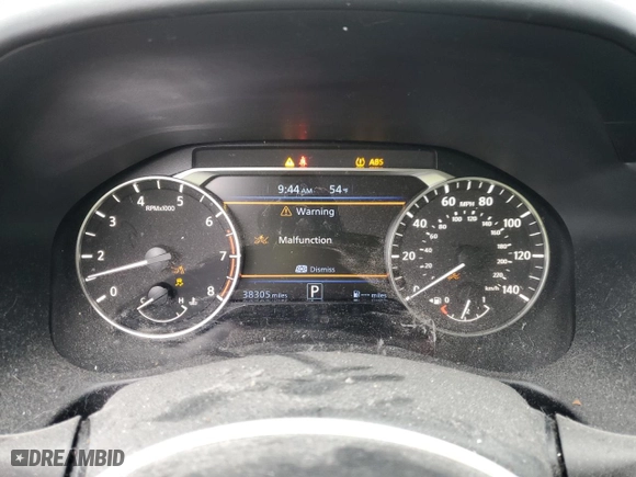 2022 Nissan Altima 2.5 SR with VIN 1N4BL4CV8NN407806, listed as a Copart auction lot 47472645 with 38,305 mi miles and Salvage Title. Bid and sale history available at carsss.com. Image 9.