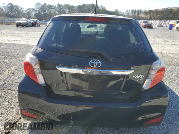 2014 Toyota Yaris L with VIN VNKKTUD30EA000925, listed as a Copart auction lot 87926445 with 0 mi miles and Salvage Title. Bid and sale history available at carsss.com. Image 6.