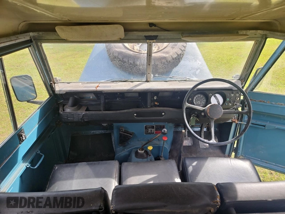 1976 Land Rover Defender с VIN 90123300A, выставлен на аукционе Copart как лот 81744514 с пробегом Не указан миль и Чистый • Clean title. История ставок и продаж доступна на DreamBid. Изображение 9.