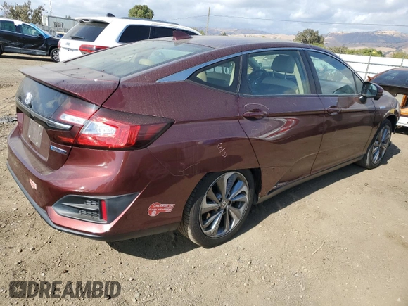 2018 Honda Clarity Plug-In Hybrid with VIN JHMZC5F1XJC018435, listed as a Copart auction lot 71701834 with 43,023 mi miles and Salvage Title. Bid and sale history available at carsss.com. Image 3.