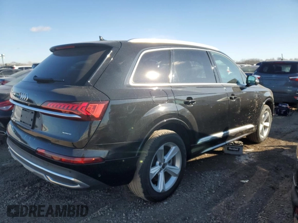 2023 Audi Q7 Premium Plus with VIN WA1LCBF73PD010023, listed as a Copart auction lot 88778615 with 16,038 mi miles and Salvage title. Bid and sale history available at DreamBid. Image 3.