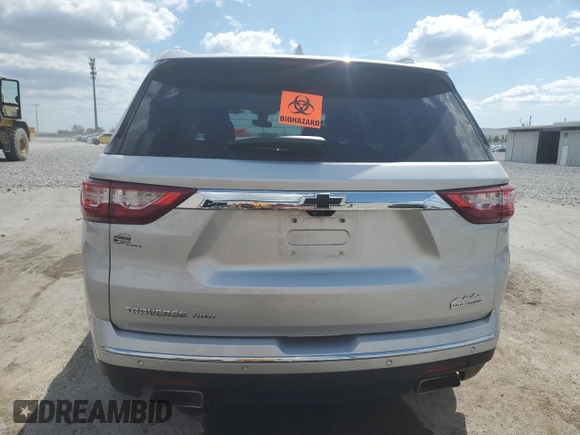 2020 Chevrolet Traverse High Country with VIN 1GNEVNKW6LJ186476, listed as a Copart auction lot 52588905 with 43,179 mi miles and Salvage Title. Bid and sale history available at carsss.com. Image 6.