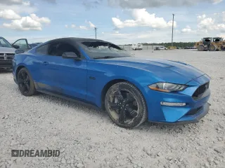 2021 Ford Mustang GT with VIN 1FA6P8CF5M5111288, listed as a Copart auction lot 54486265 with Not provided miles and Salvage title. Bid and sale history available at DreamBid. Image 4.