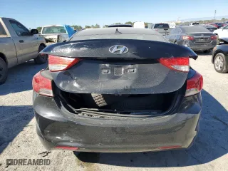 2013 Hyundai Elantra Limited PZEV with VIN 5NPDH4AE3DH351571, listed as a Copart auction lot 45668105 with 105,358 mi miles and Non Repairable. Bid and sale history available at carsss.com. Image 6.