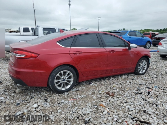 2020 Ford Fusion SE with VIN 3FA6P0HD9LR245869, listed as a Copart auction lot 57998575 with 80,458 mi miles and Salvage title. Bid and sale history available at DreamBid. Image 3.