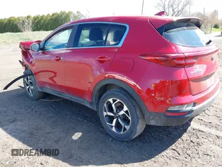 2022 Kia Sportage LX with VIN KNDPMCAC9N7010389, listed as a IAAI auction lot 42062688 with 11,666 mi miles. Bid and sale history available at carsss.com. Image 3.