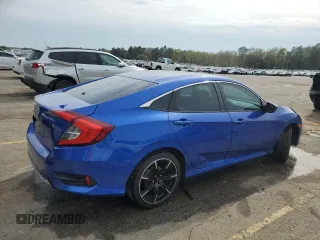 2019 Honda Civic LX with VIN 19XFC2F63KE016017, listed as a Copart auction lot 50440945 with 122,073 mi miles and Salvage Title. Bid and sale history available at DreamBid. Image 3.