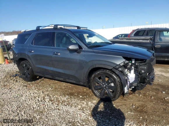 2024 Hyundai Palisade XRT with VIN KM8R34GEXRU659566, listed as a Copart auction lot 80579594 with 13,360 mi miles and Non Repairable. Bid and sale history available at carsss.com. Image 4.