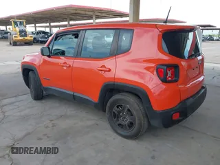 2017 Jeep Renegade Sport with VIN ZACCJAAB5HPE50670, listed as a IAAI auction lot 42192539 with 91,008 mi miles and . Bid and sale history available at DreamBid. Image 3.