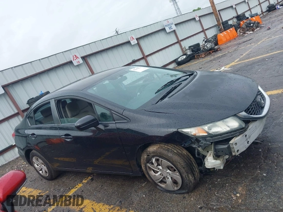 2015 Honda Civic LX with VIN 19XFB2F50FE218409, listed as a IAAI auction lot 42209021 with 165,918 mi miles and . Bid and sale history available at DreamBid. Image 13.