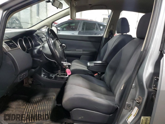 2008 Nissan Versa 1.8 S with VIN 3N1BC13E98L418314, listed as a Copart auction lot 87927385 with 237,831 mi miles and Salvage Title. Bid and sale history available at carsss.com. Image 7.