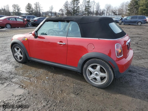 2009 MINI Cooper Convertible with VIN WMWMR33589TJ94303, listed as a Copart auction lot 43358885 with 44,688 mi miles and Clean Title. Bid and sale history available at carsss.com. Image 2.