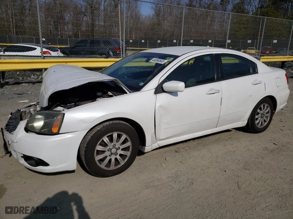 2011 Mitsubishi Galant FE with VIN 4A32B2FF1BE024725, listed as a Copart auction lot 46890585 with 138,577 mi miles and Salvage Title. Bid and sale history available at carsss.com. Image 1.