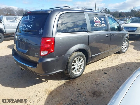 2018 Dodge Grand Caravan SXT with VIN 2C4RDGCG3JR192485, listed as a IAAI auction lot 41738911 with 135,100 mi miles. Bid and sale history available at carsss.com. Image 4.