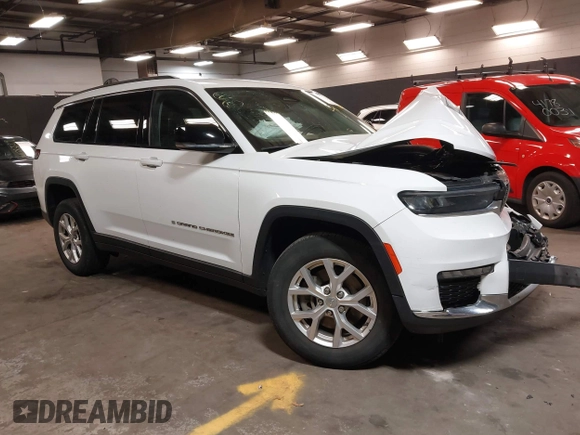 2021 Jeep Grand Cherokee Limited with VIN 1C4RJKBG8M8142906, listed as a IAAI auction lot 41779450 with 69,045 mi miles and . Bid and sale history available at DreamBid. Image 1.